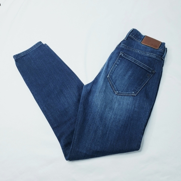 *Last Chance* Madewell Denim Skinny Jeans Medium Wash Cotton Blend Size 25 - Picture 1 of 8